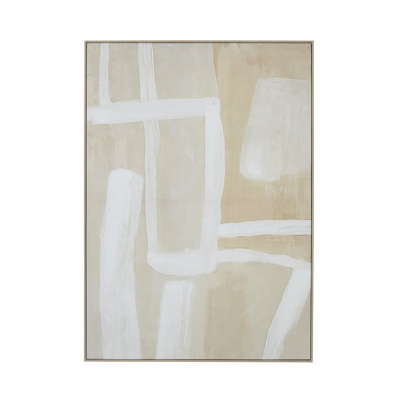 Linea White & Natural Canvas