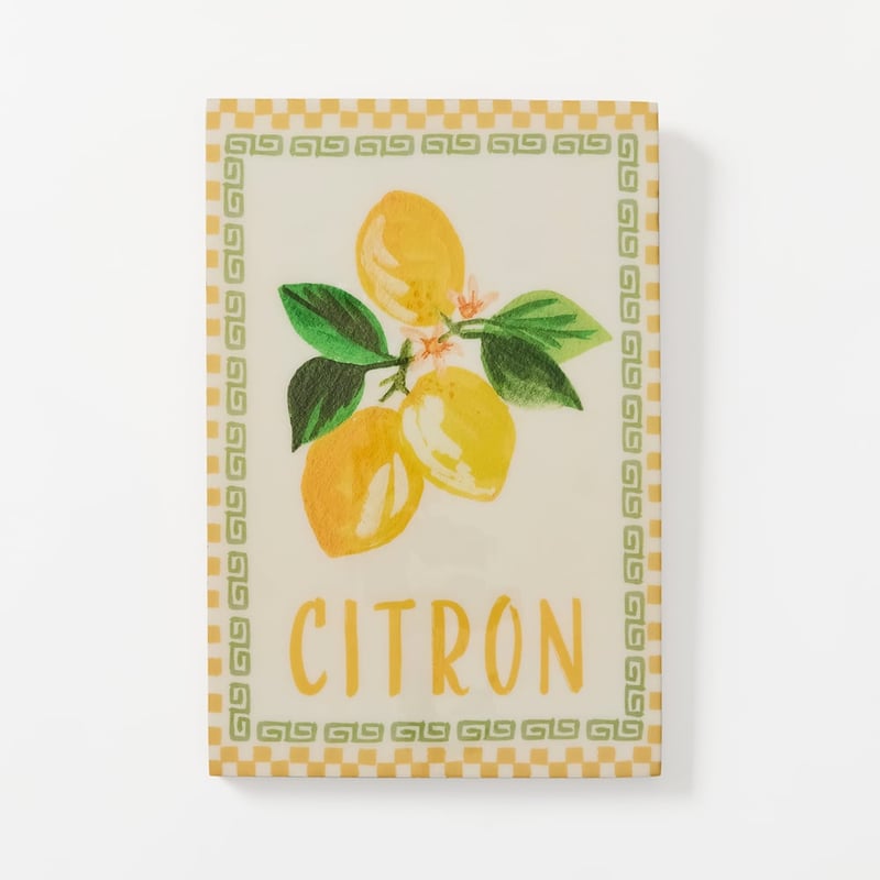 Spring Awakening Citron Timber Wall Art