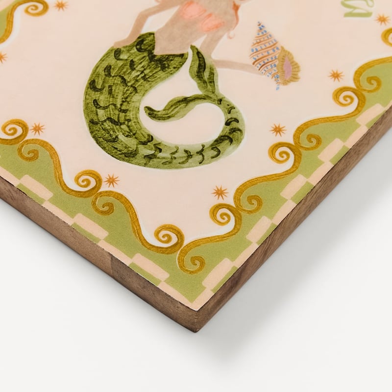 Sirena Mermaid Arch Timber Wall Art