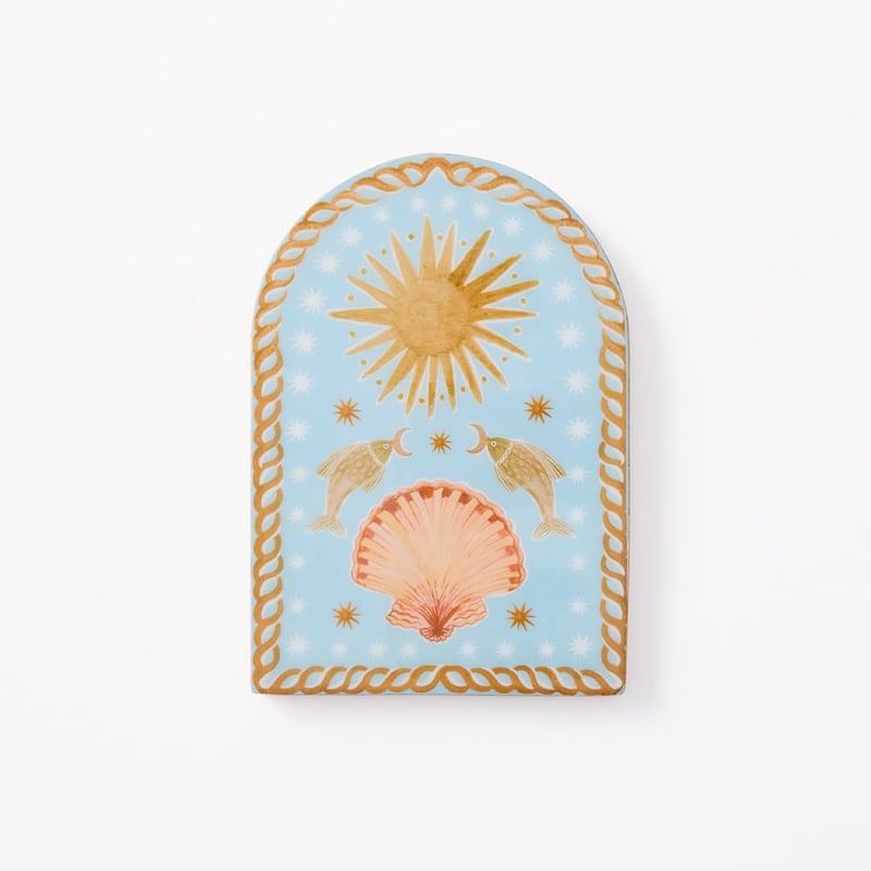 Sirena Shells Arch Timber Wall Art