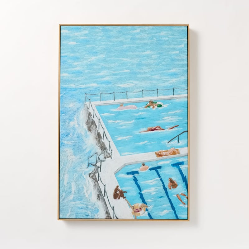 Summer Days Bondi Icebergs Canvas