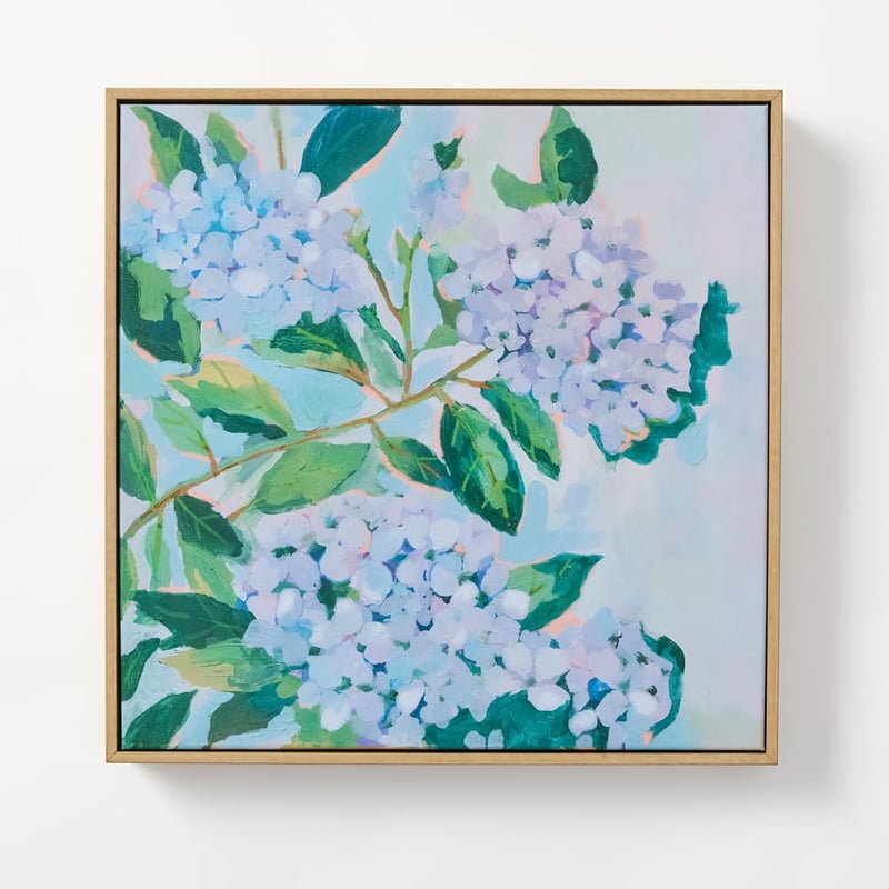 Hydrangea Lilac Canvas