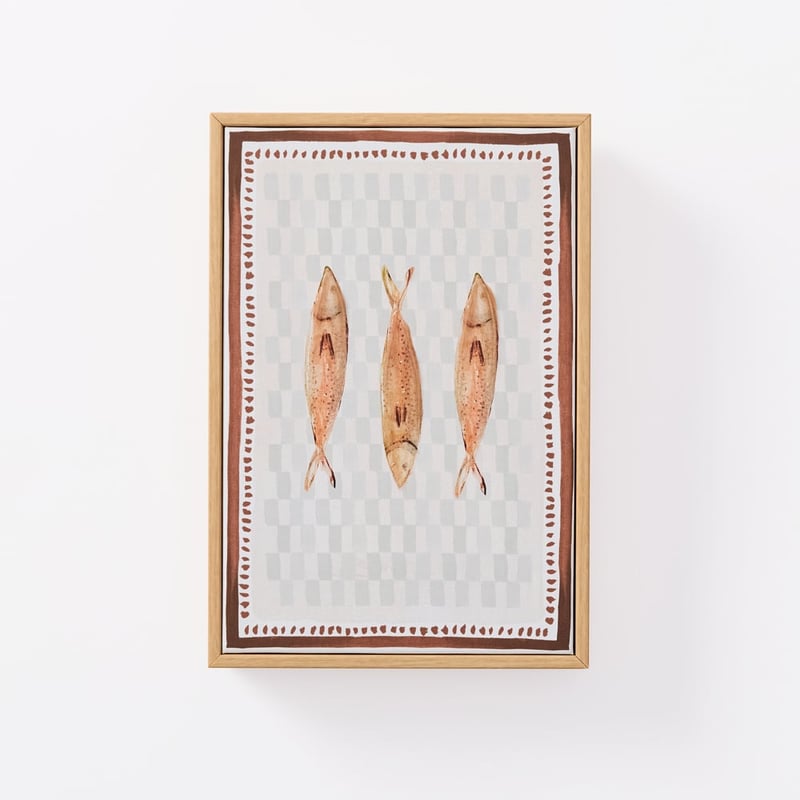 Summer Paradise Fish Canvas