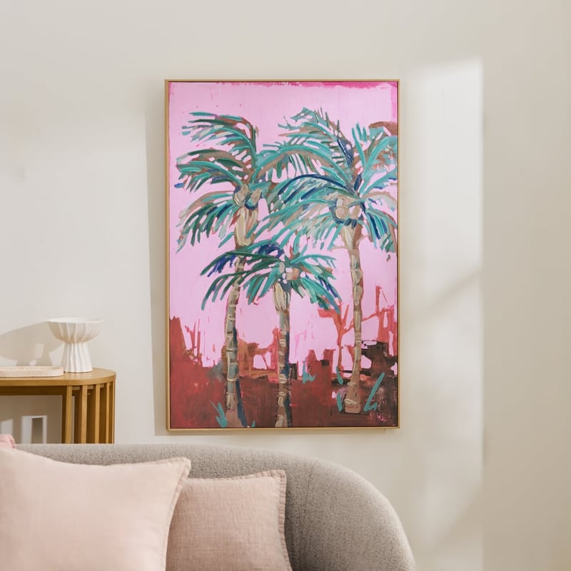 Palm Grove Midsummer Canvas
