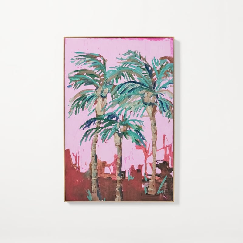 Palm Grove Midsummer Canvas