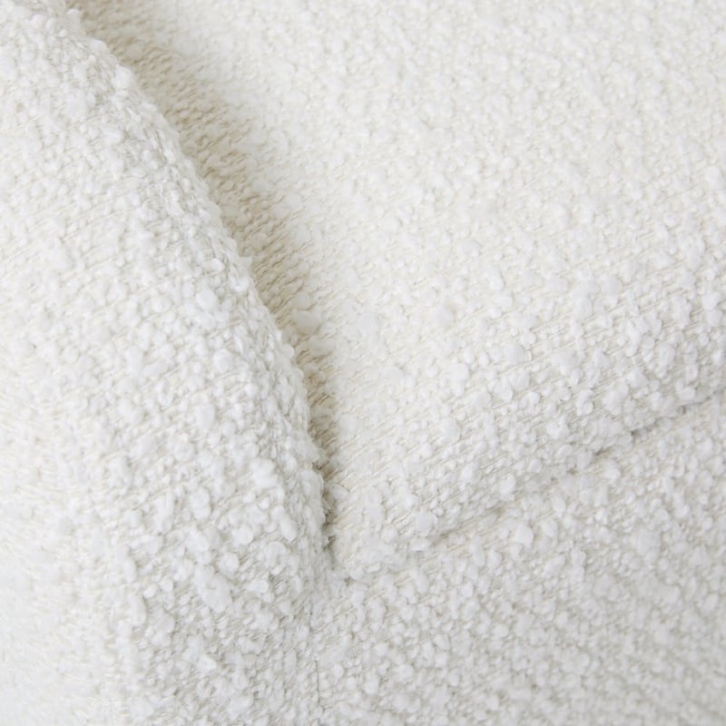 White Boucle Blanket Box