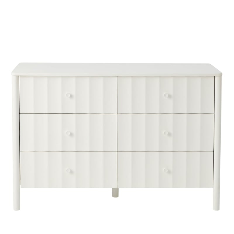 Cleo White Timber Chest of Drawers