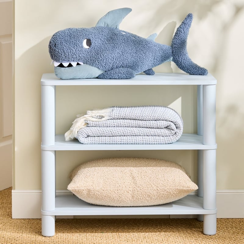 Louie Glacier Blue Timber Bookshelf