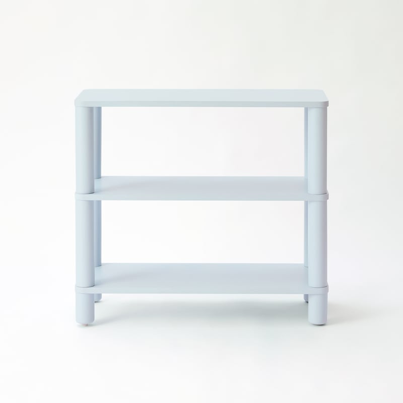 Louie Glacier Blue Timber Bookshelf