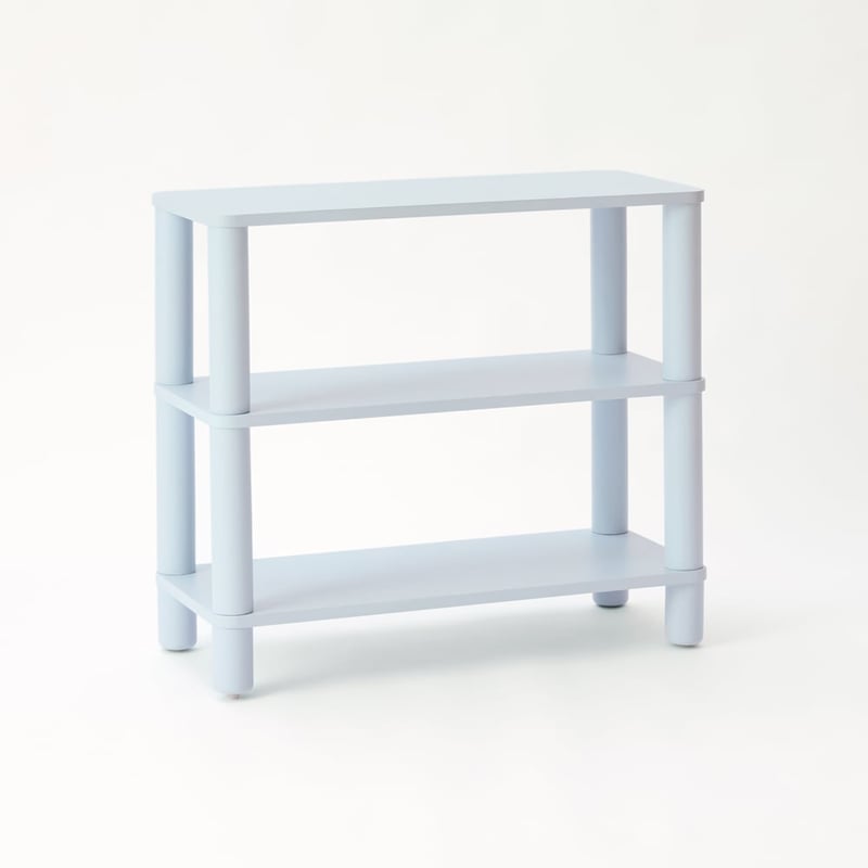 Louie Glacier Blue Timber Bookshelf