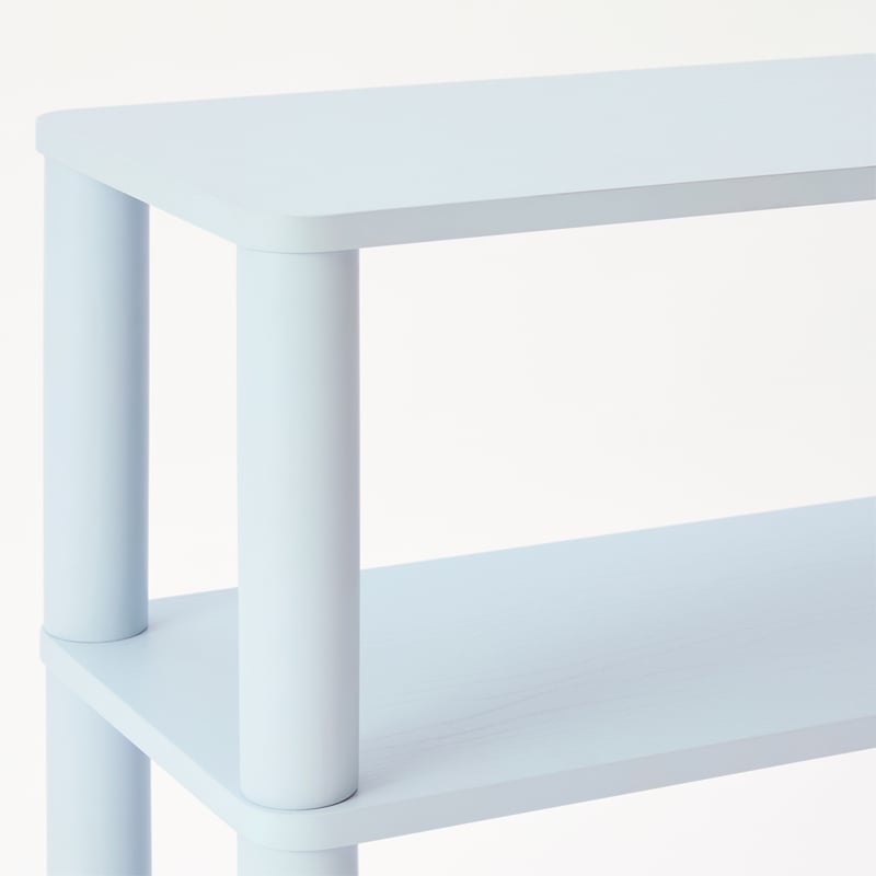 Louie Glacier Blue Timber Bookshelf