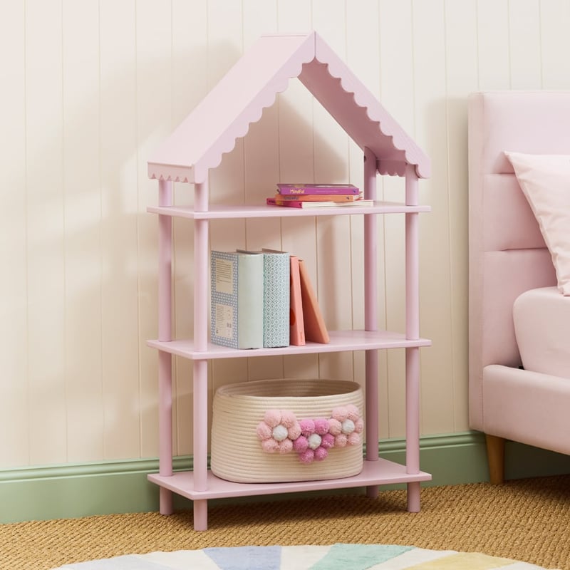 Sadie Lilac Scallop 3 Tier House Shelf