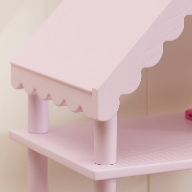 Sadie Lilac Scallop 3 Tier House Shelf