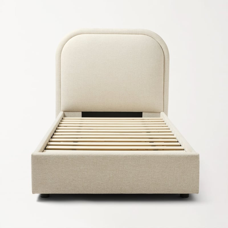 Lennox Natural Full Bed with Drawer