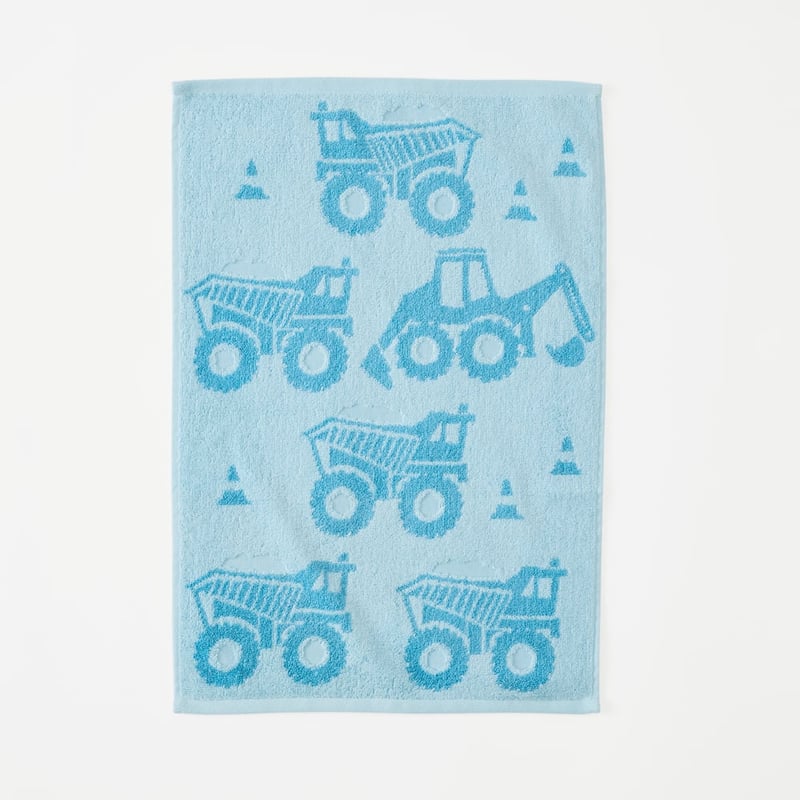 Truck Time Pale Blue Towel Range