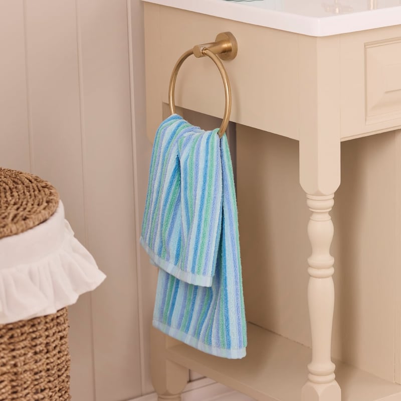 Sunderland Blue Multi Stripe Towel Range