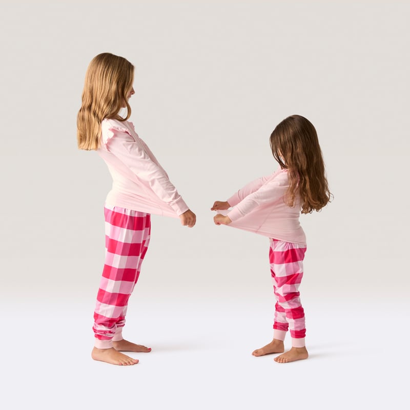 Kids Easter Binky Pink Long Pyjama Set