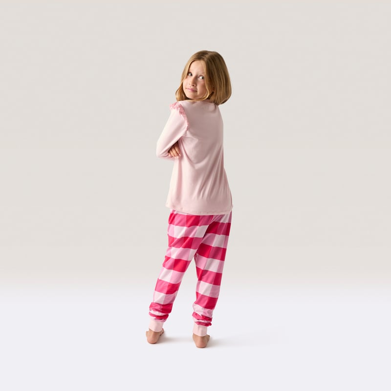 Kids Easter Binky Pink Long Pyjama Set