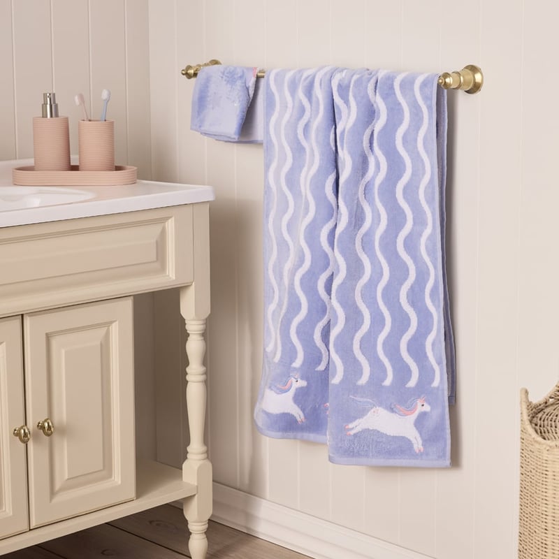 Unicorn Dreams Lavender Towel Range