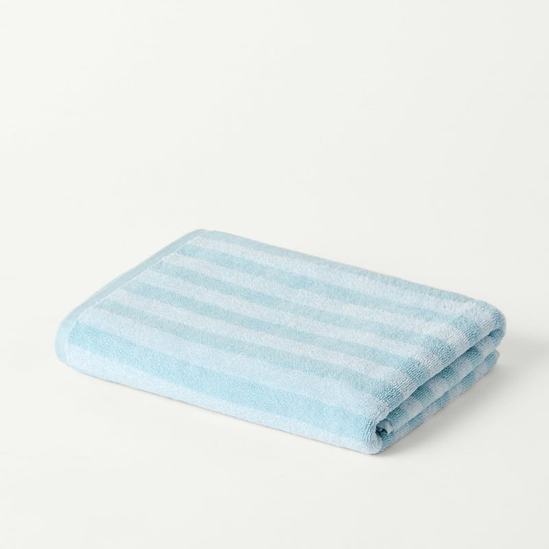 Sonny Blue Stripe Bath Towel