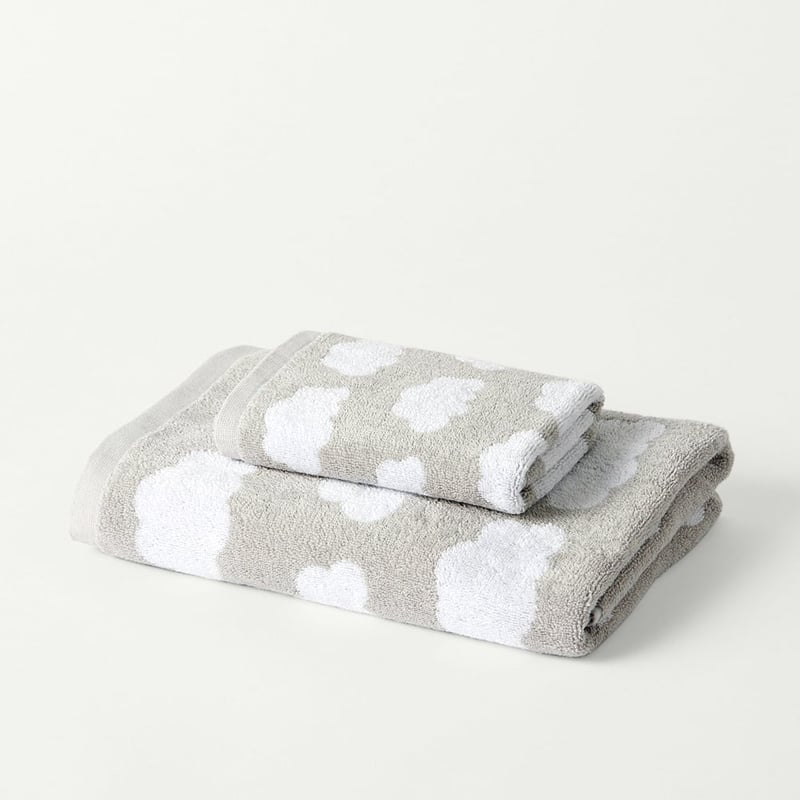 Cloud Dreams Grey Towel Range