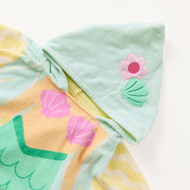 Kids Molly Mermaid Beach Hooded Towel
