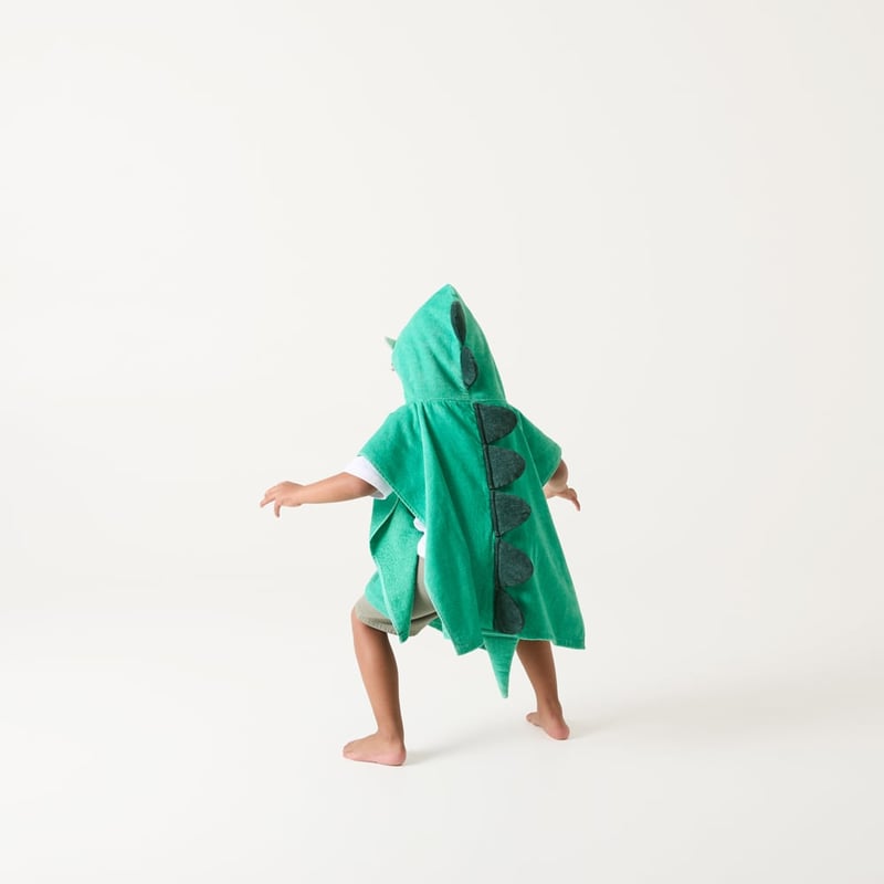 Kids Tyson T-Rex Beach Hooded Towel