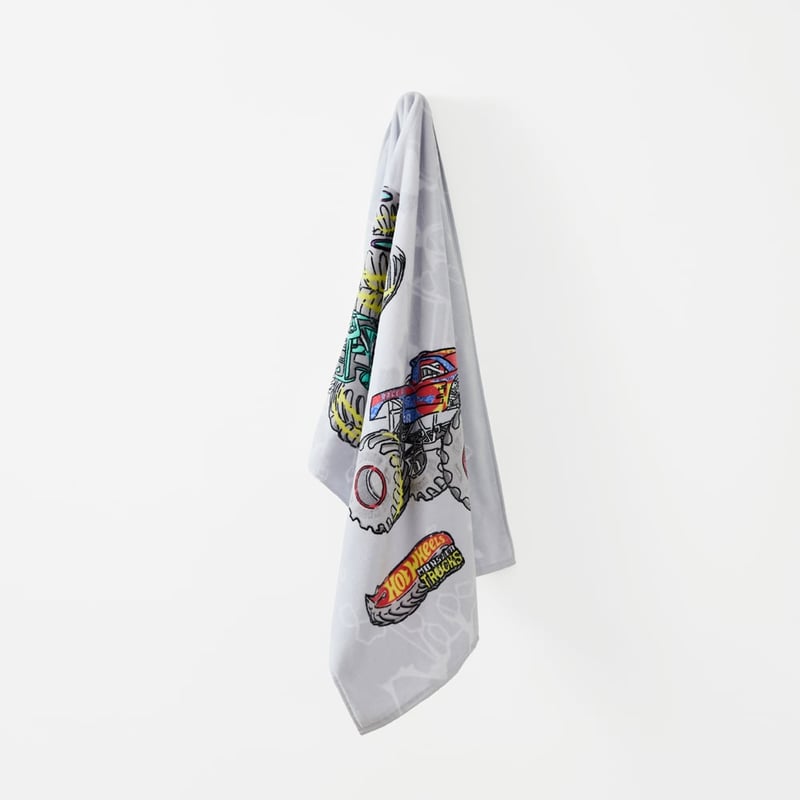 Mattel Hot Wheels Monster Trucks Beach Towel