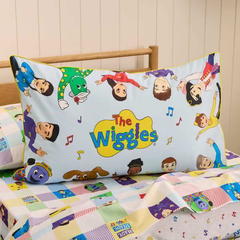 The Wiggles Ready Steady Wiggle Text Pillowcase