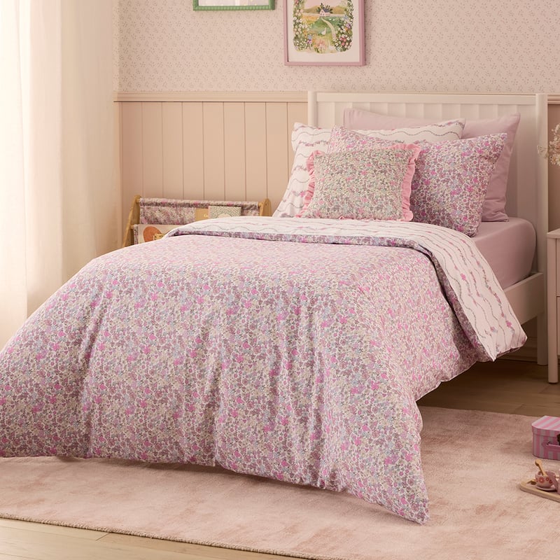 Heirloom Lou Lou Pink Quilt Cover Set