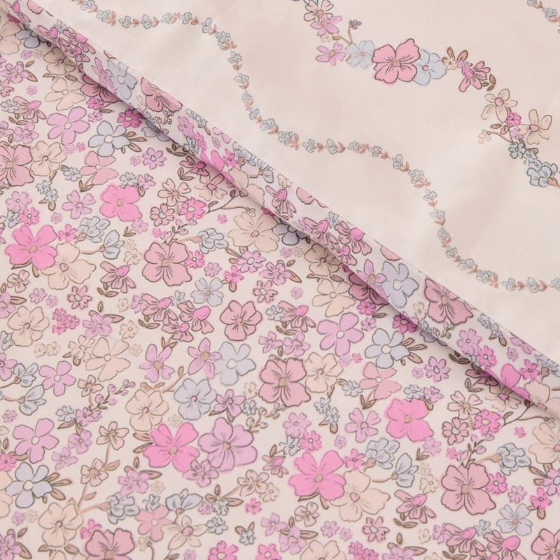 Heirloom Lou Lou Pink Quilt Cover Set