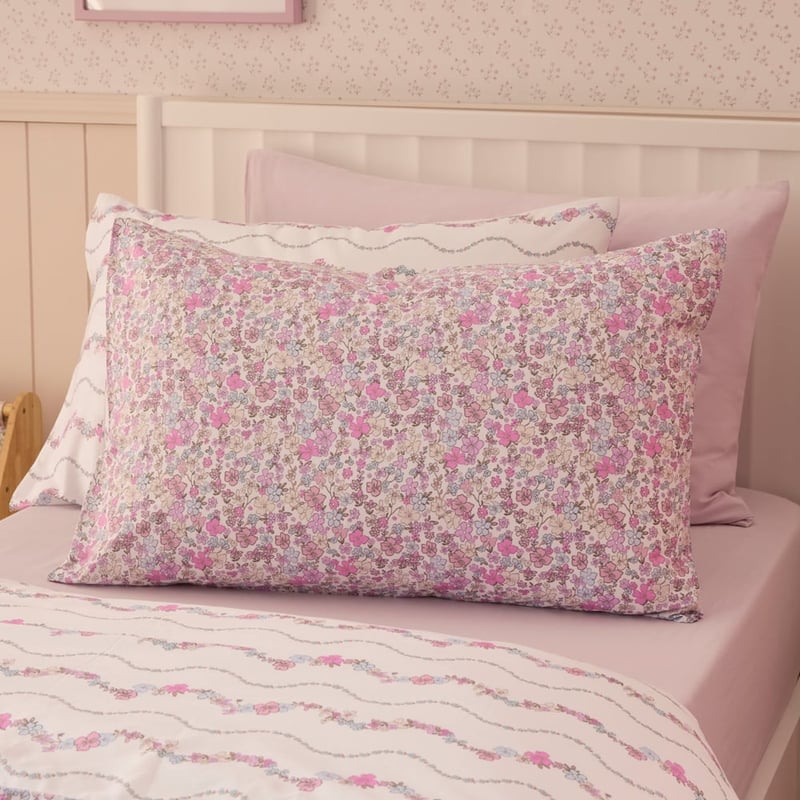 Heirloom Lou Lou Pink Quilt Cover Set