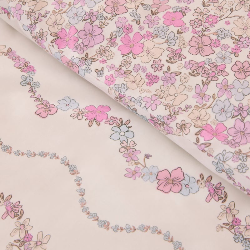 Heirloom Lou Lou Pink Quilt Cover Set