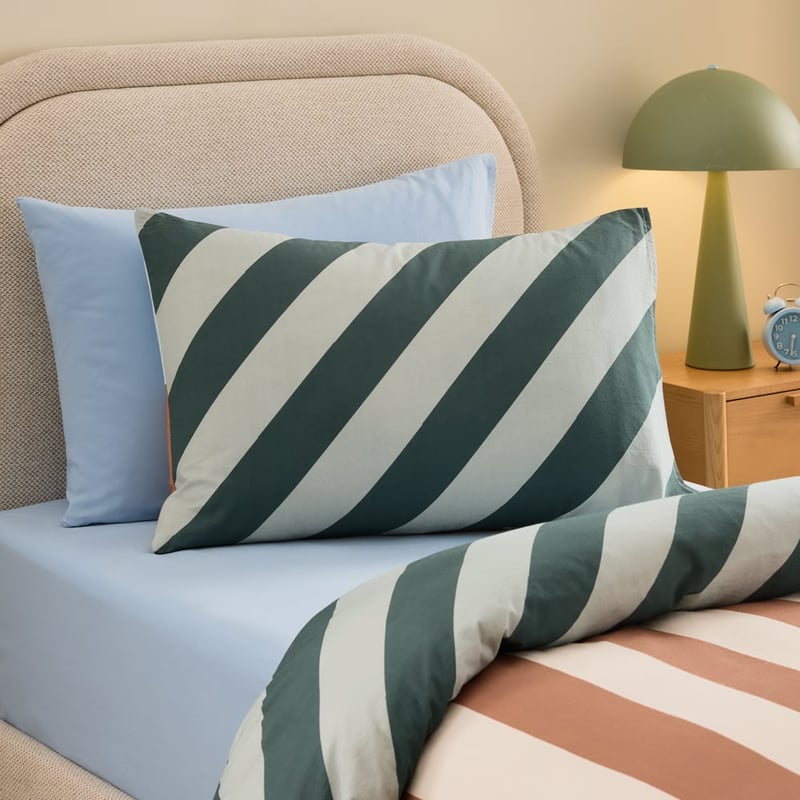 Stonewashed Tanner Greens Quilt Cover Set