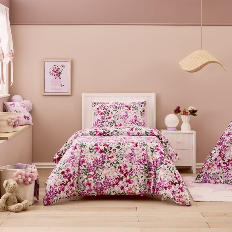 Berry Floral Quilt Cover Set