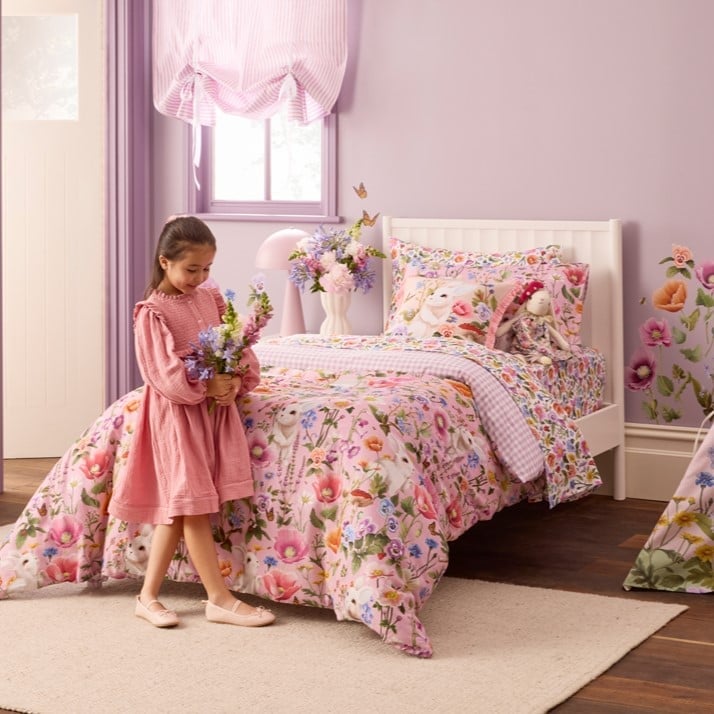 Fleur Harris Garden Of Dreams Pink Quilt Cover Set