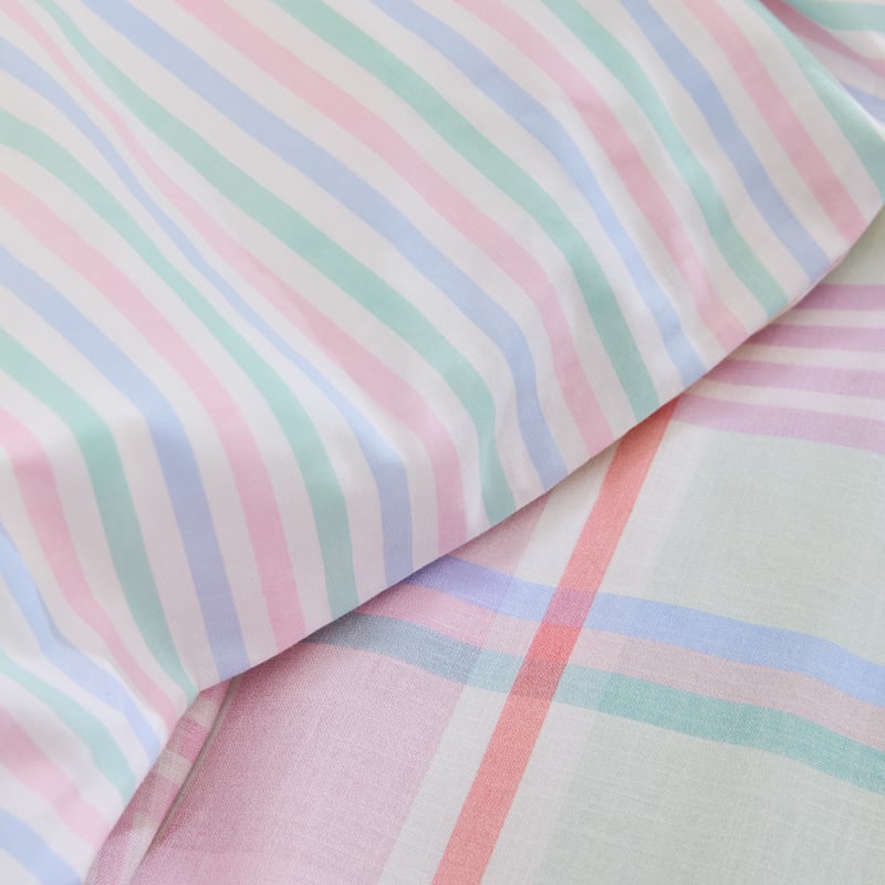 Shelby Sorbet Multi Check Quilt Cover Set