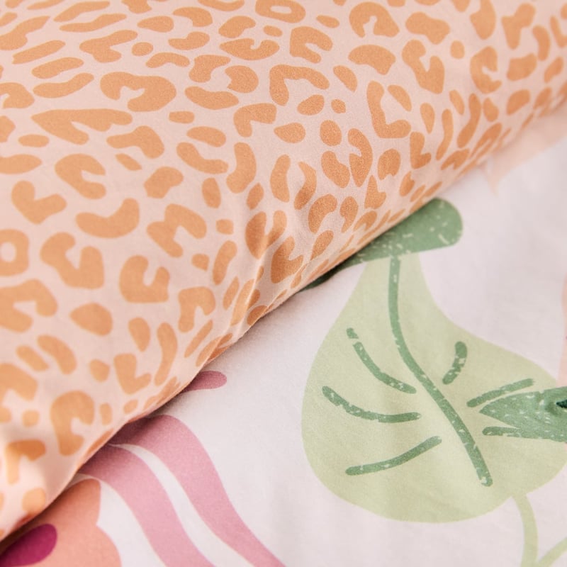 Jungle Party White Quilt Cover Set