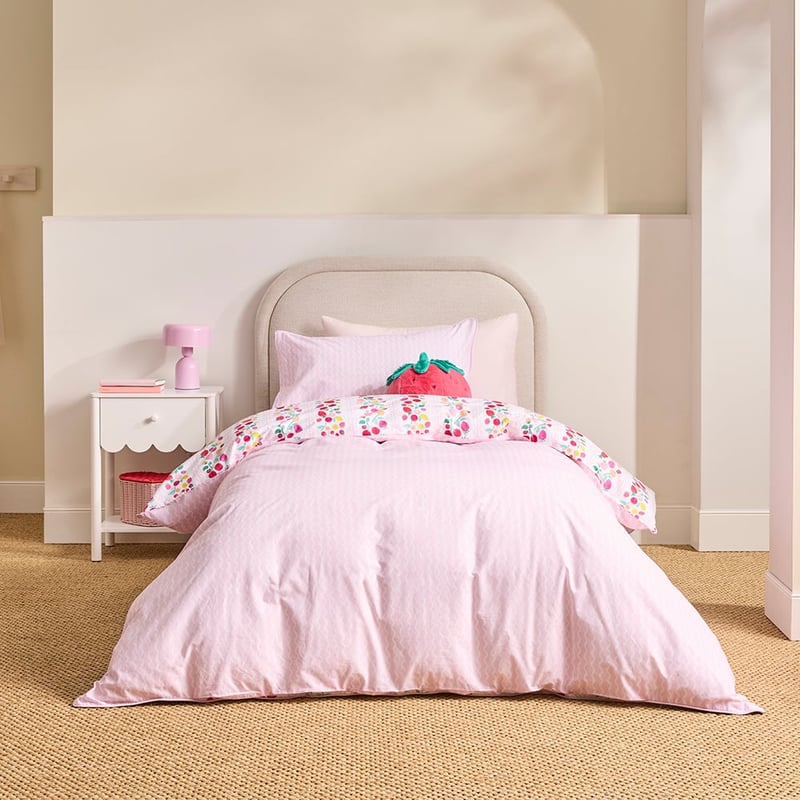 Sweet Summer White Quilt Cover Set