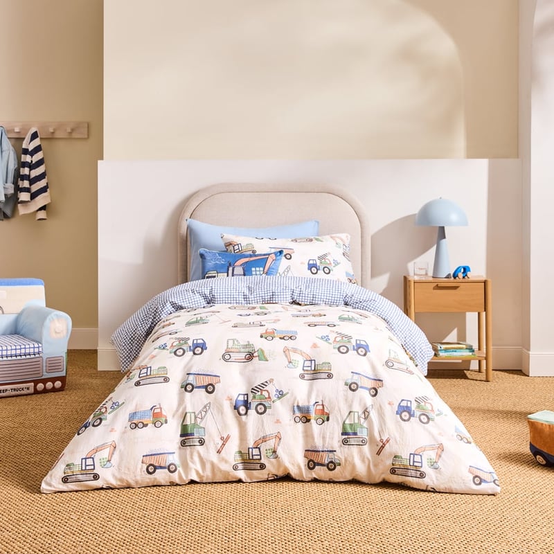 Stonewashed Natural Dig It Quilt Cover Set