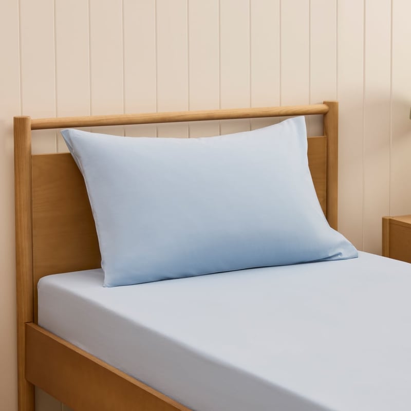 Stonewashed Cotton Chambray Fitted Sheet Set