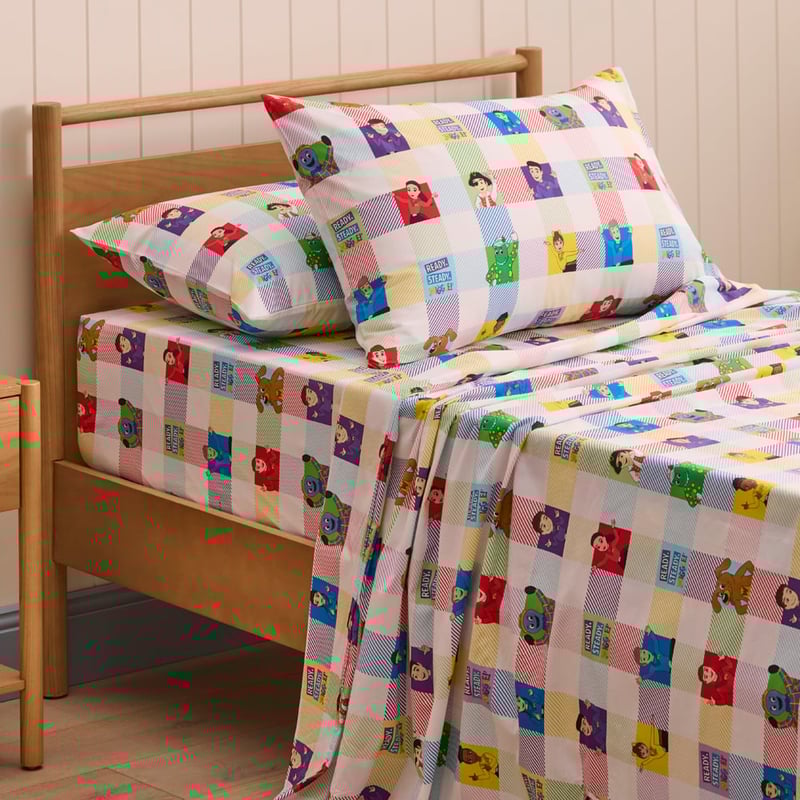 The Wiggles White Sheet Set