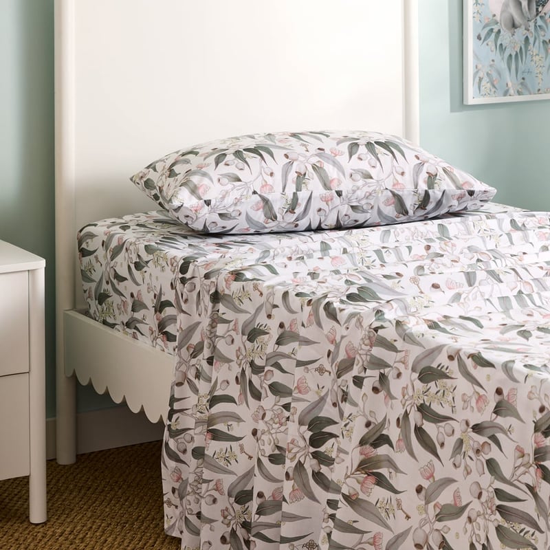 Fleur Harris Australian Friends Bush Blossom Sheet Set