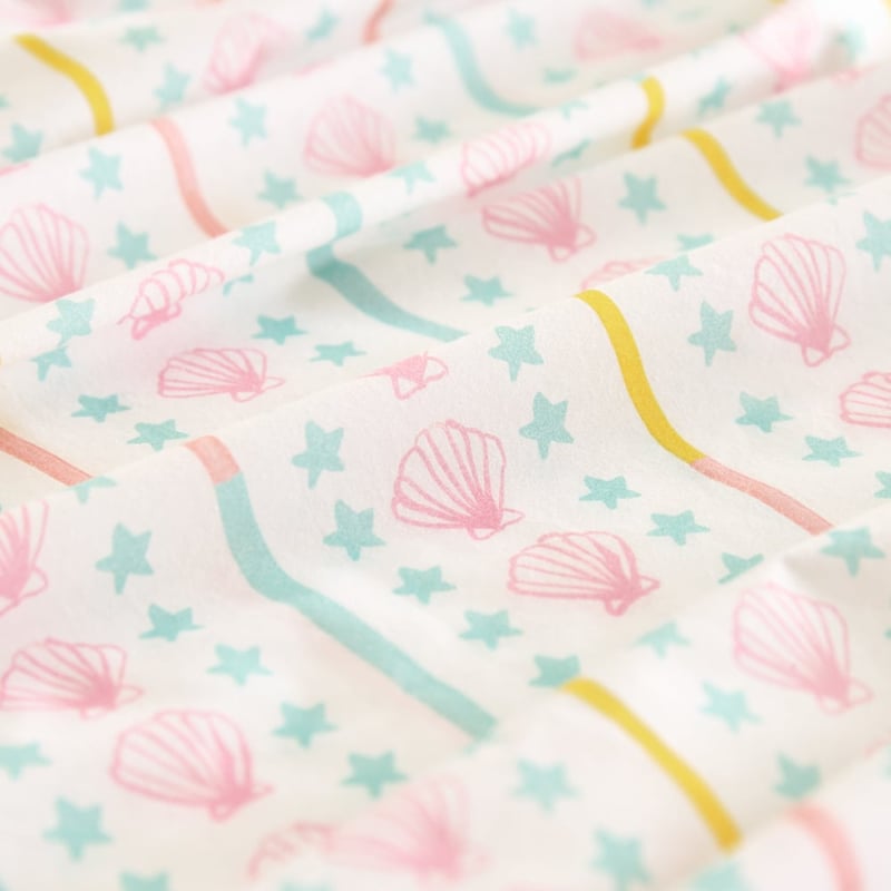 Bella Mermaid White Sheet Set