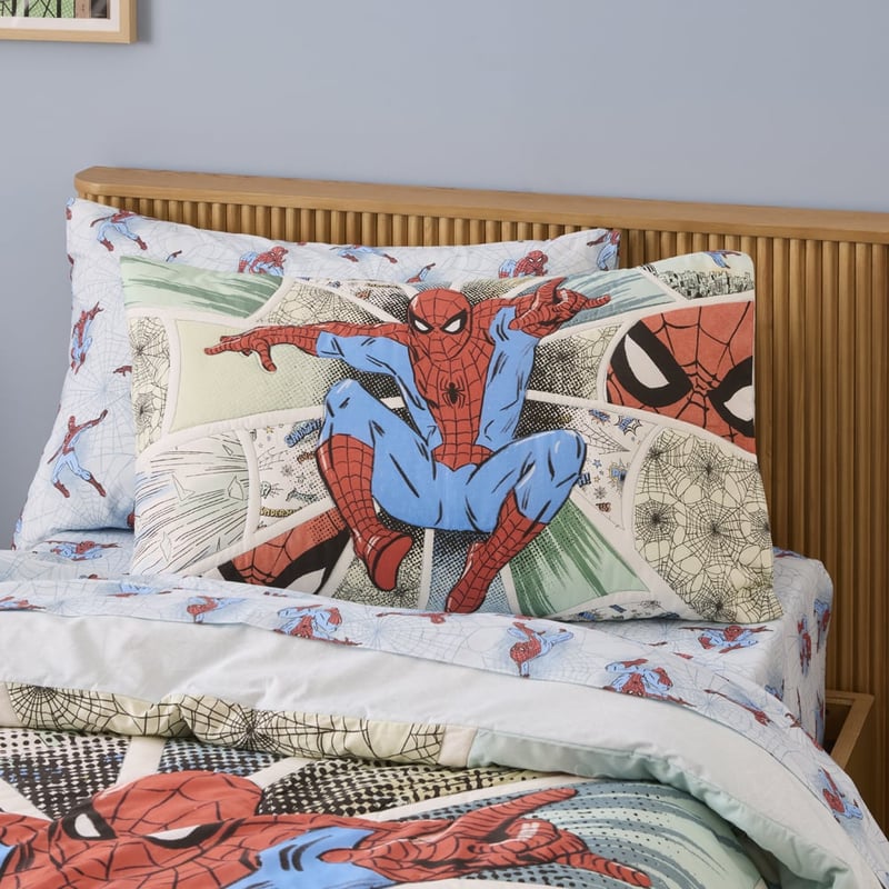 Marvel The Adventures of Spider-Man Multi Quilted Quilt Cover Set