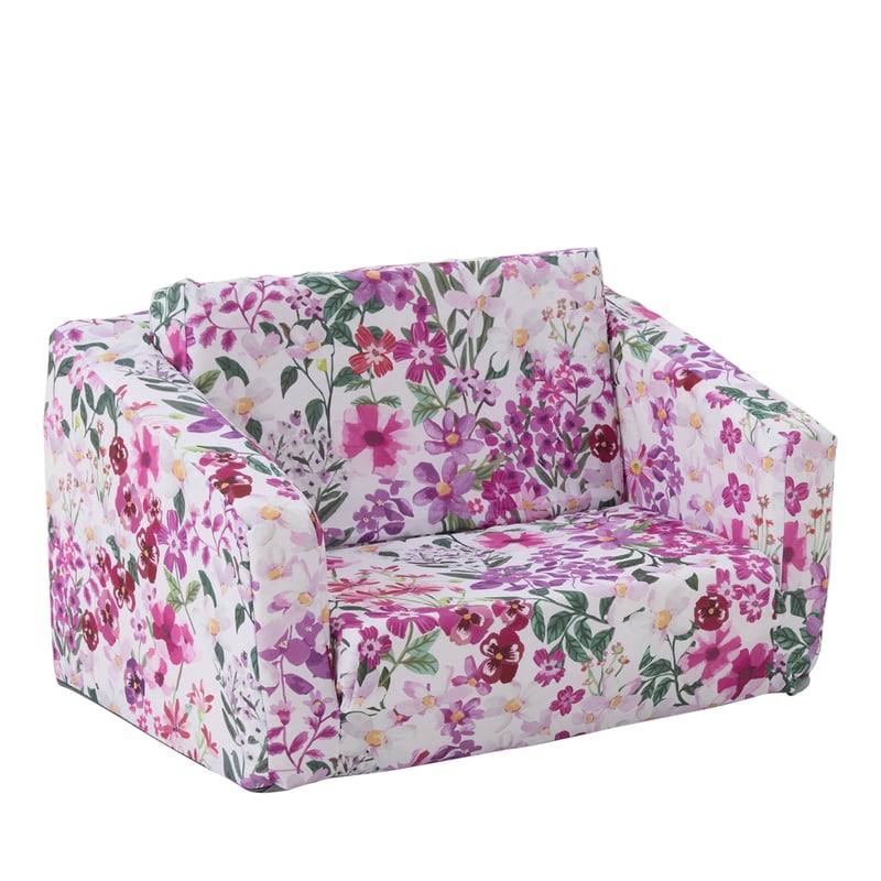 Berry Floral Flip Out Sofa