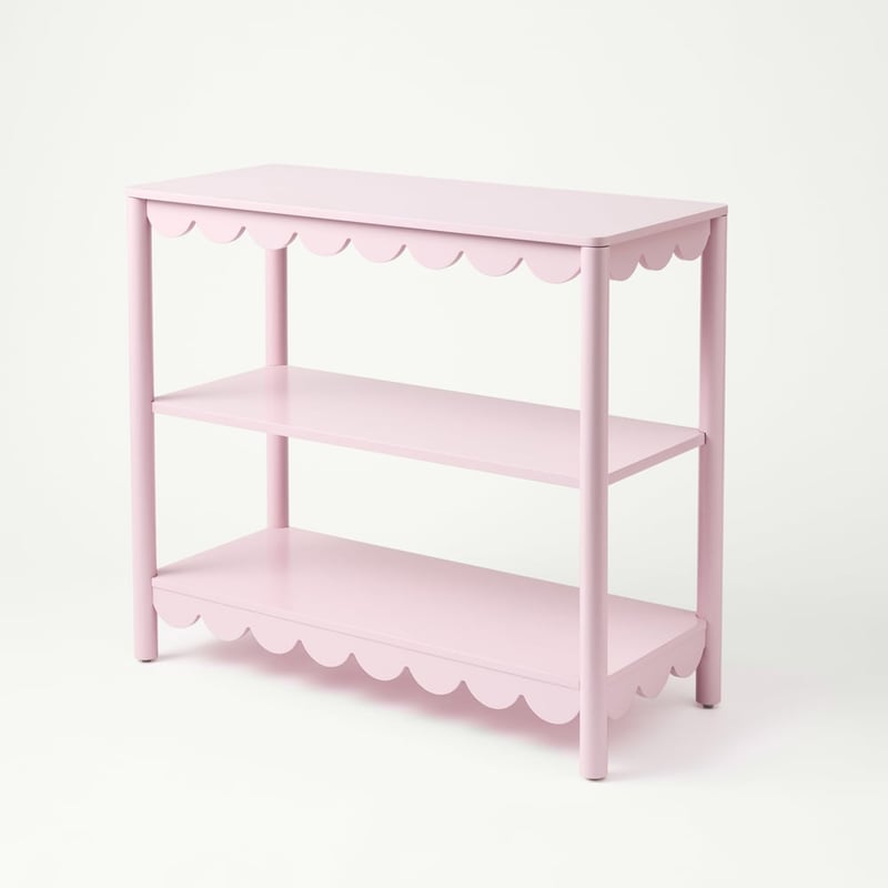 Sadie Lilac Scallop Storage Shelf
