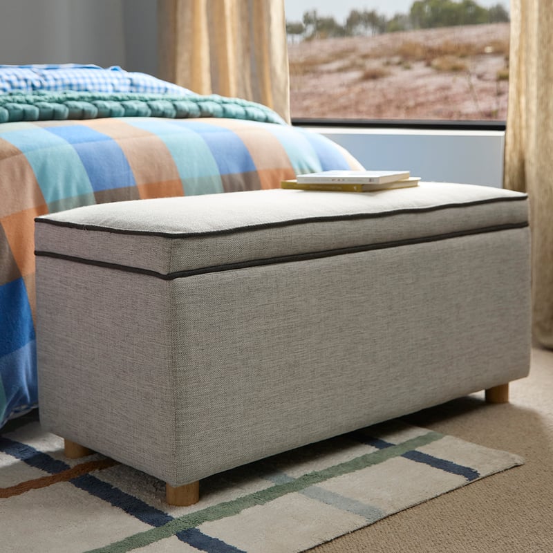 Ace Grey Blanket Box