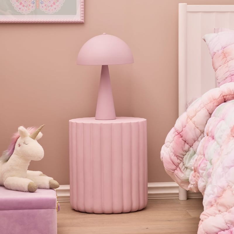 Sydney Pink Scallop Side Table