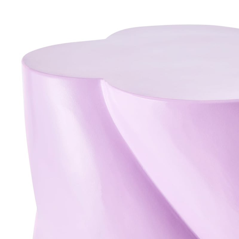 Tito Lilac Twisty Side Table